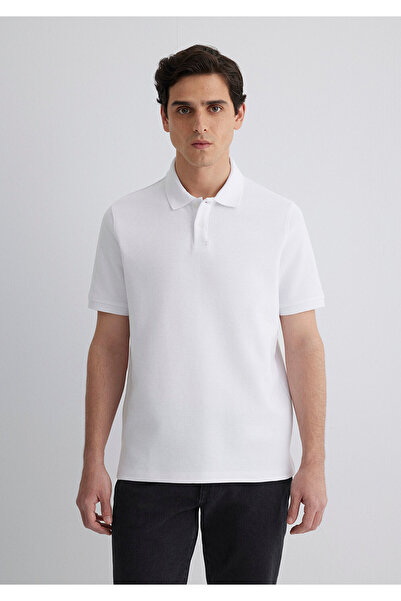 Mavi Beyaz Polo Tişört Regular Fit / Normal Kesim 0612231-620