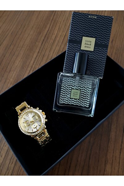 serbestmoda Kadın Kol Saat Seti  Parfüm Özel Kutusunda Sevgiliye Hediye