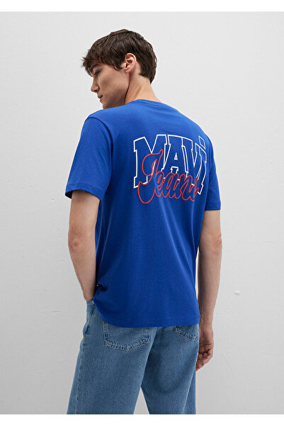Mavi Τζιν μπλουζάκι με στάμπα Loose Fit / Loose Fit 0612937-70907