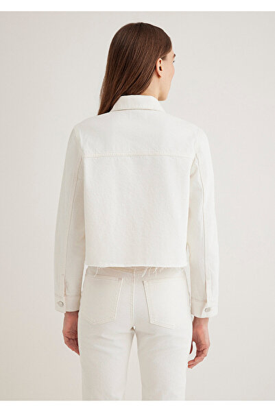 Mavi Thalia Mavi Premium Beyaz Jean Ceket 1110289-89161