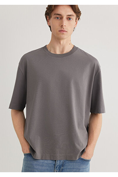 Mavi Γκρι Basic T-Shirt Box Fit 0612489 -80020
