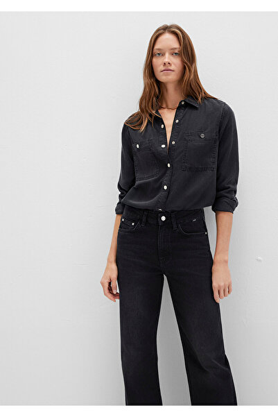 Mavi Betty Gold Klasik Antrasit Jean Gömlek Fitted / Vücuda Oturan Kesim 1210818-87811