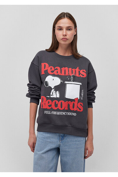 Mavi Snoopy Baskılı Antrasit Sweatshirt 1S10257-70087