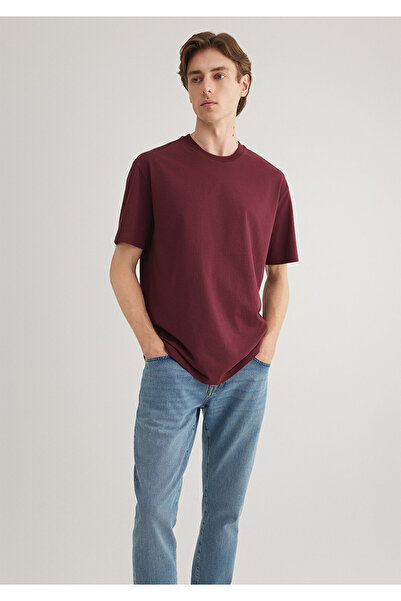 Mavi 3lü Erkek Basic Tişört Loose Fit / Bol Rahat Kesim 0612315-70057
