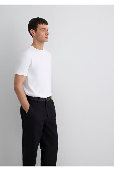 Mavi Muscle Fit Beyaz Tişört Muscle Fit 0612324-620