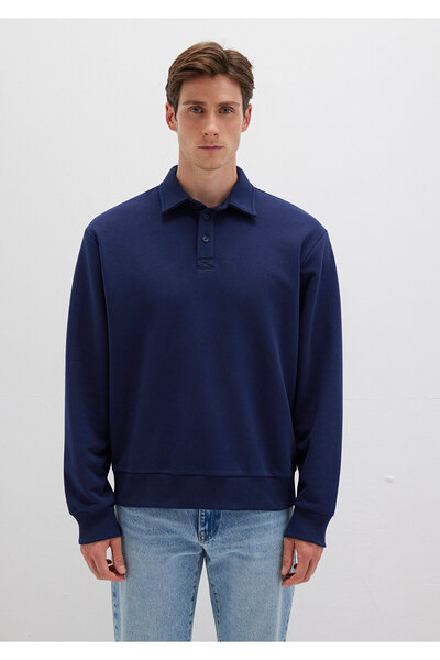 Mavi Lacivert Polo Sweatshirt 0611689-84371