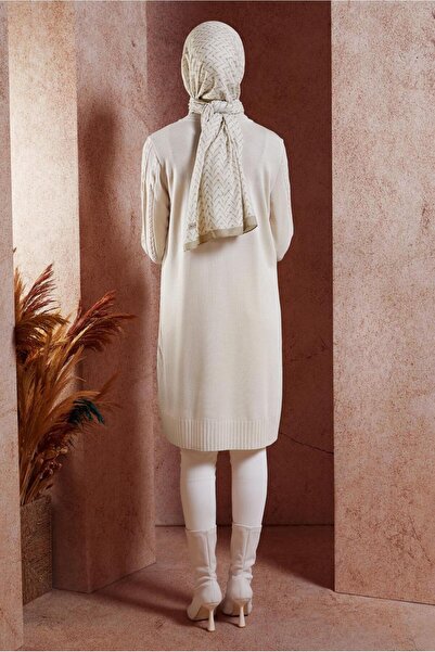 Alvina ÖRGÜ DESENLİ TRİKO TUNİK 44905