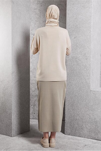 Alvina Asymetric Cut Knit Sweater 44912