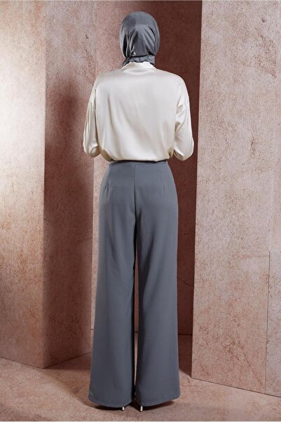 Alvina Satin Shirt Blouse - 44430 Model