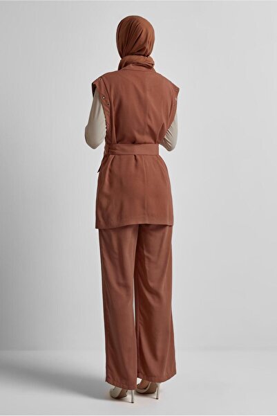 Alvina Belted Trousers Suit 45382