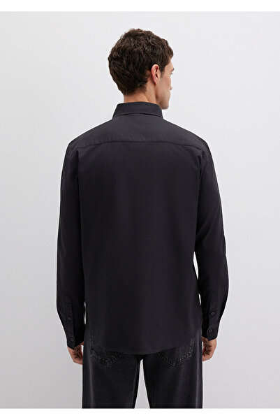 Mavi Siyah Gömlek Slim Fit / Dar Kesim 8810217-900
