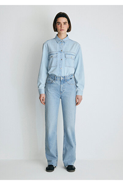 Mavi Victoria Real Blue Gölgeli Açık Jean Pantolon 101072-34111