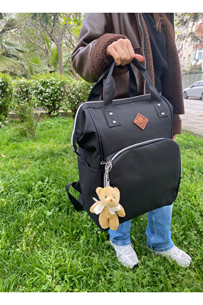 tiny wood Black Mother Baby Care Bag |   Liquid Proof, Thermos, Multi-Compart...