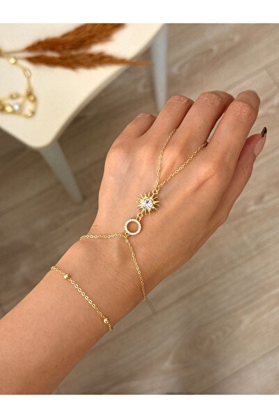 YOUES JEWELRY ÇELİK 14K RENK YILDIZ ŞAHMERAN BİLEKLİK