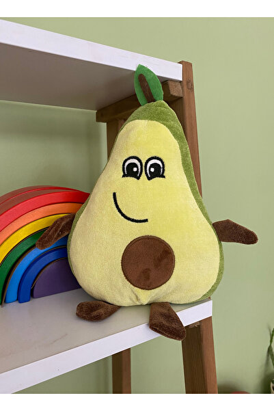 tiny wood Sevimli Avokado Peluş Yastık – Uyku ve Oyun Arkadaşı – Sarılma Oyun...