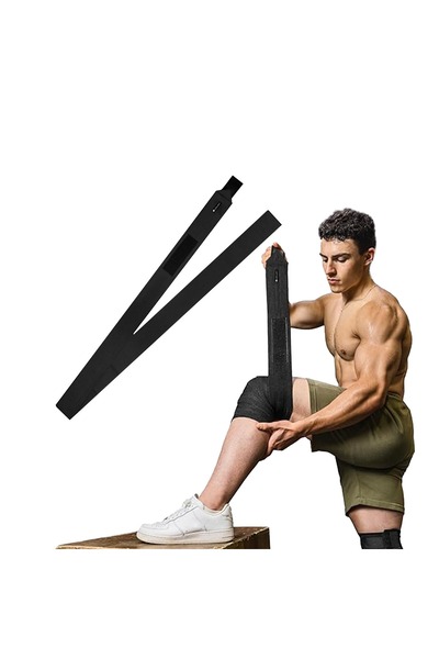 Genel Markalar Fitness Ayarlanabilir Diz Bandajı Diz Desteği Pro Knee Wraps