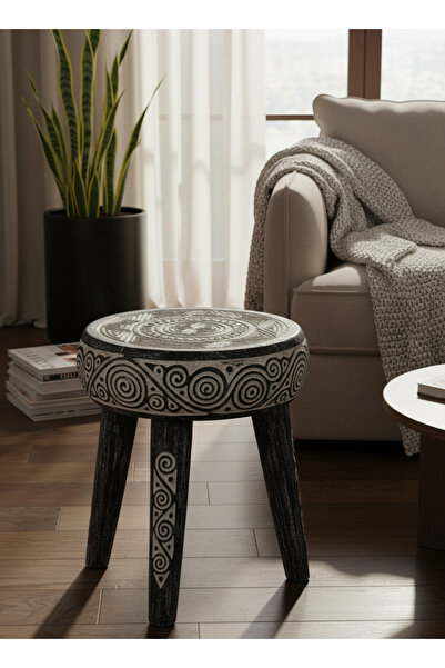 Lorena Home Decor Vintage desenli Tabure