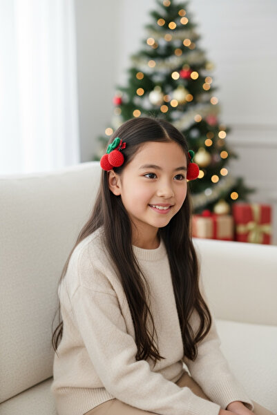 Kawai Örgü Kiraz Toka 1 Çift