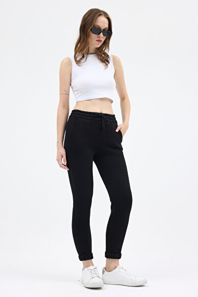 Rays 9151M - Trening negru, picior cu buzunare din cauciuc