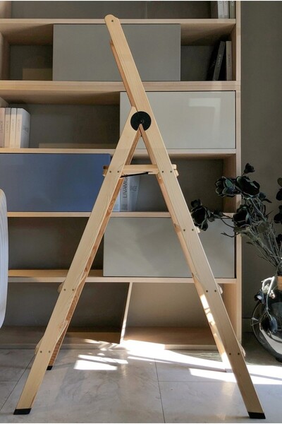 Genel Markalar Ahşap Uzun Merdiven – Minimalist Tasarım, Çok Amaçlı Kullanım