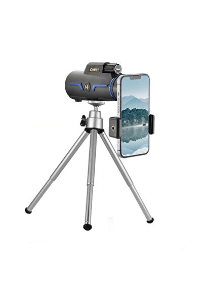 MDS 10x42 HD Monoküler Teleskop - BAK4 Prizma, FMC Kaplama, Tripod ve Telefon Adaptörü ile Taşınabilir