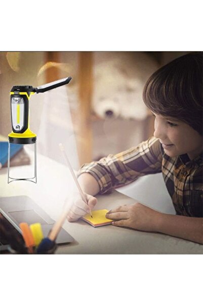 fulina LED Work Light Rechargeable Camping Lantern, Portable 1200mAh Tent Flashlight by USB Charging, Car R