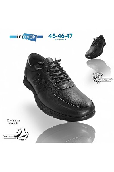 İriayak Piele naturală de mărime mare 45-47 / Pantofi casual cu talpă confort...