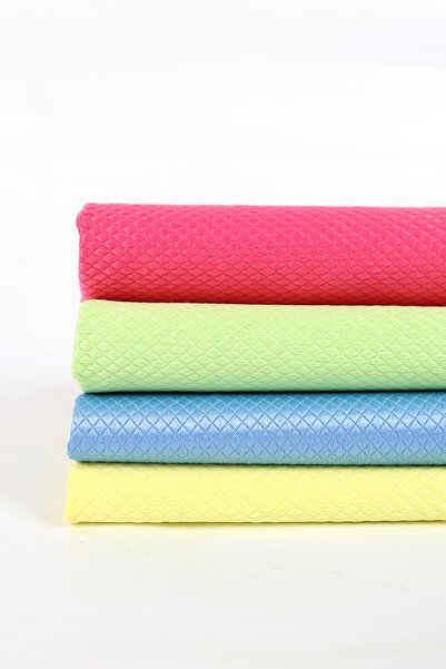 VİPEX 2 Pieces 50X70 cm Diamond Pattern Glass Cloth Flawless Cleaning Cloth