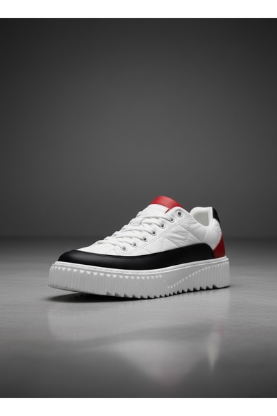 BESKAR Ανδρικά παπούτσια BA0801 BOA από λευκό δέρμα από συνθετικό δέρμα – Άνετο περπάτημα