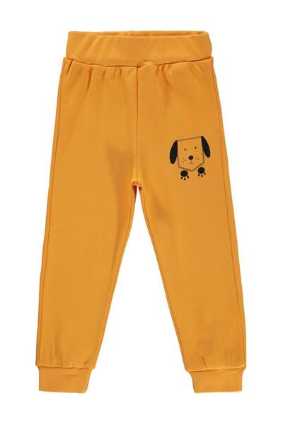 Civil Boys Момчешки панталони от спортен екип 2-5 години - горчица 2-3 години