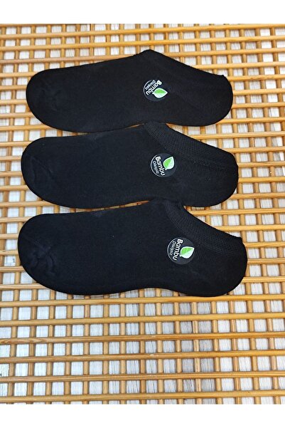 Rocks For جوارب نسائية من بامبو خياطة مخفية 3 أزواج