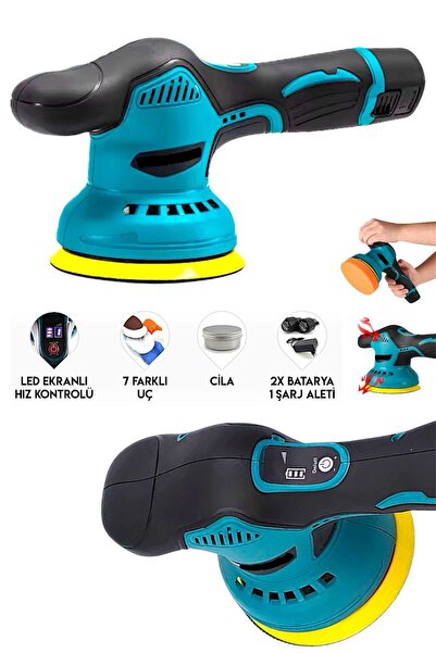 STANVOLT Orbital Kablosuz Akülü Lityum 2x Batarya 6 Devir Ayarlı Detay Pasta ...