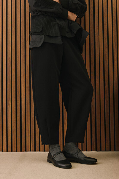 Ziya , Balerini de damă din piele naturală 1531050Z25100780K Negru