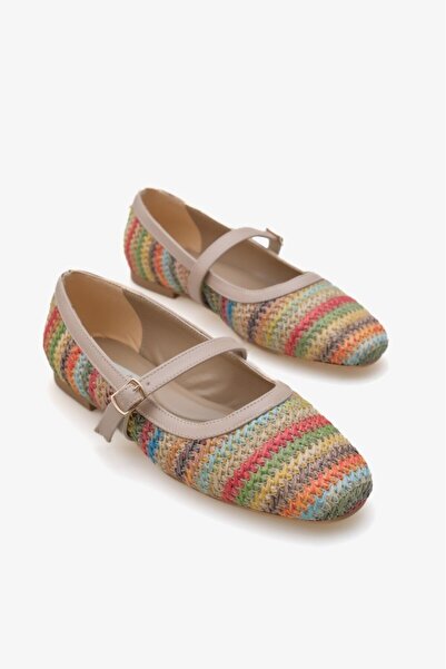 İNNA Balerini din paie pentru femei Delfin İnna