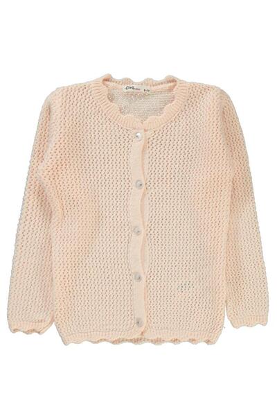 Civil Girls 6-9 Years Old Girl Salmon Cardigan