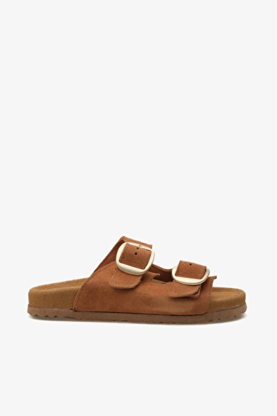 İNNA شبشب فاليريا إينا من الجلد الطبيعي للنساء