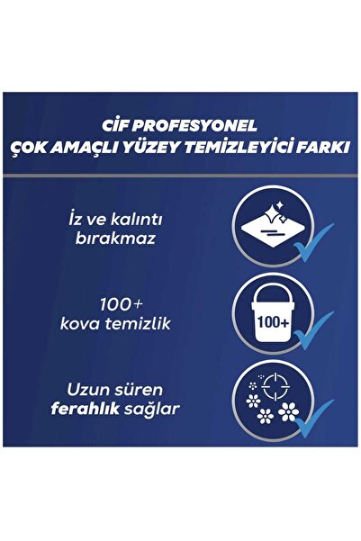 Cif Professional Çok Amaçlı Yüzey Temizleyici Çiçek Bahçesi 10 Lt (5Lt x 2 Adet)