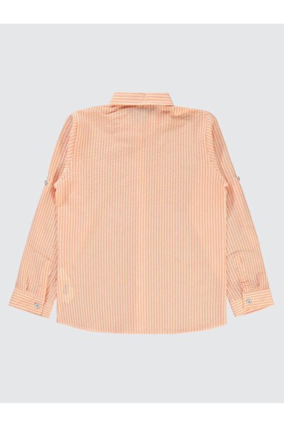 Civil Boys قميص للأولاد 10-13 سنة برتقالي