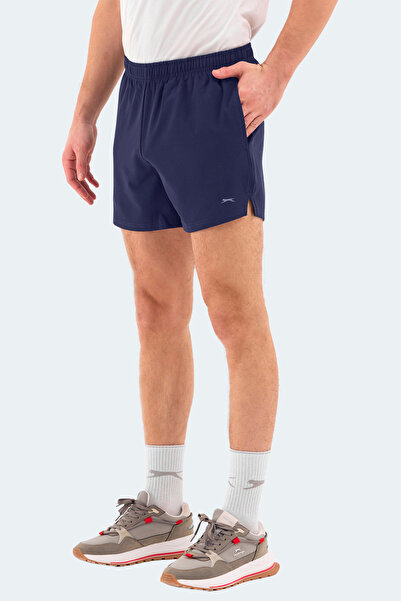 Slazenger ROMANO Erkek Cepli Fıtness Lacivert Şort