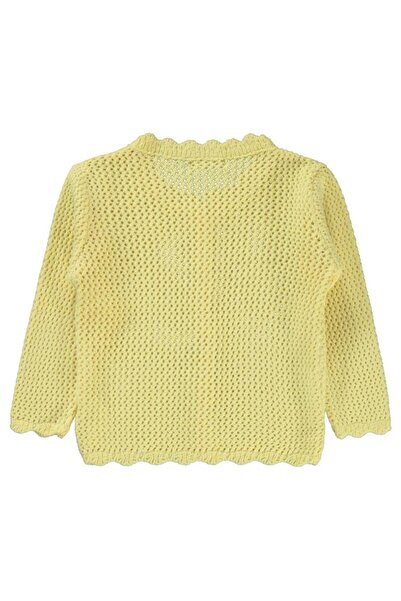 Civil Girls Acur Knitted Cardigan for 2-5 Years Old - Yellow5-6 Years Old