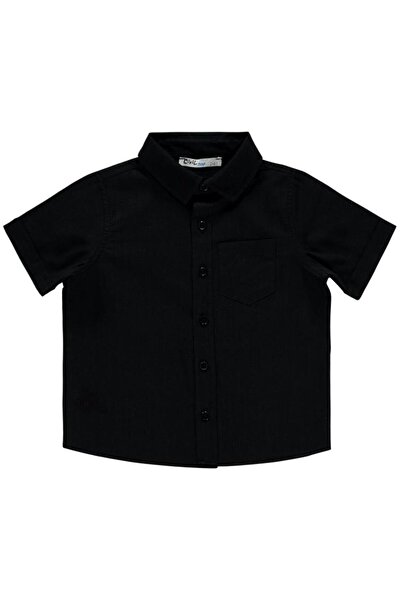 Civil Boys قميص أسود للأولاد بعمر 2-5 سنوات