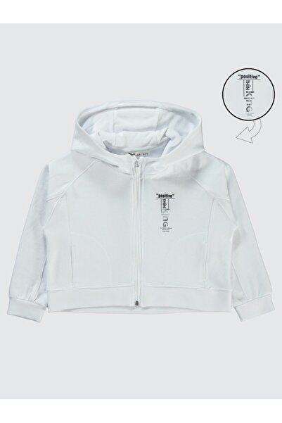 Civil Girls Girl's Hooded Cardigan 10-13 Years White