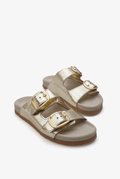 İNNA شبشب فاليريا إينا من الجلد الطبيعي للنساء