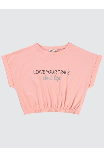 Civil Girls Leave Your Trace Printed 10-13 Years Old T-Shirt - Red 10-11 Year...
