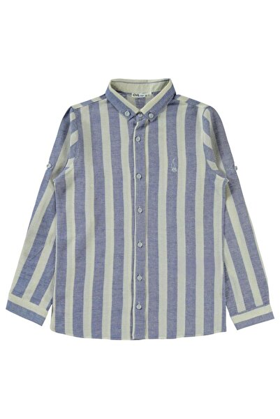 Civil Boys Erkek Çocuk Gömlek 10-13 Yaş Mavi