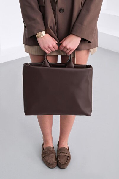 Shule Bags Didas Shoulder and Briefcase Bag Bitter Brown