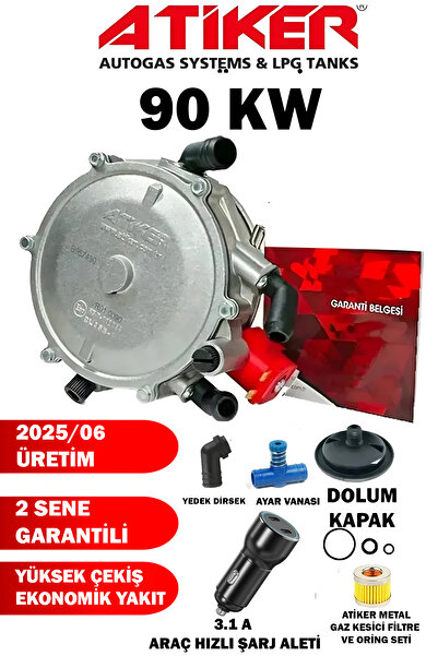 ATİKER Karbüratörlü Lpg Beyin Regülatör 90kw