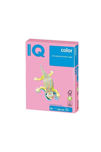 IQ Mondi A4 Fosforlu Renkli Kağıt 80/500 Pembe NE1353-NEOPI