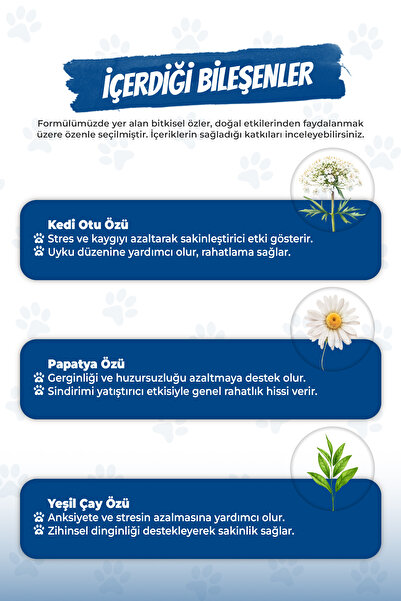 MALLY PET PROFESSIONEL PET CARE Köpekler İçin Rahatlama ve Sakinleşmeyi Destekleyici Damla Calming Liquid 50 ml