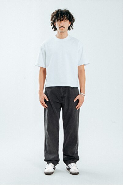 GRJ denim Smoke Baggy Fit Erkek Jean Pantolon